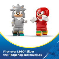 Thumbnail for LEGO Sonic the Hedgehog Silver’s Car vs. Knuckles’ Monster Truck Building Toy for Boys & Girls - Racing Playset W/Silver & Knuckles Minifigures for Kids, Ages 8+ - Gift Idea for Birthdays - 77118