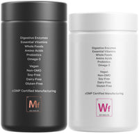 Thumbnail for Codeage Daily Multivitamin Bundle: Women's & Men's Multivitamins, B-Vitamins, Probiotics, Food-Based Blends, 120 Capsules Per Bottle