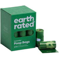 Thumbnail for Earth Rated Poop Bags for Dogs, Guaranteed Leak Proof and Extra Thick Waste Bag Refill Rolls, Lavender Scented, 270 Bags