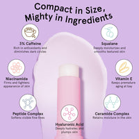 Thumbnail for grace & stella Under Eye Brightener Balm Stick - Caffeine Eye Cream for Dark Circles, Puffiness, Wrinkles - Moisturizer Stick with Niacinamide, Hyaluronic Acid, Peptides - Vegan Skincare (0.13oz/3.5g)