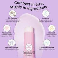 Thumbnail for grace & stella Under Eye Brightener Balm Stick - Travel Essentials - Caffeine Eye Cream for Dark Circles, Puffiness, Wrinkles - Vegan Moisturizer Stick with Niacinamide, Hyaluronic Acid (0.13oz/3.5g)