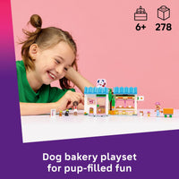 Thumbnail for LEGO Friends Dog Treats Bakery Building Toy for Girls & Boys - Pretend Play Set for Kids, Ages 6+ - W/Aliya & Sage Minidolls, 2 Toy Dog Figures, & Accessories - Gift Idea for Birthdays - 42677