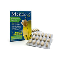 Thumbnail for Wellgenix Menocet Plus Menopause Support - All-in-One Menopause Supplement - Daily Relief Feminine Care - Hot Flashes, Night Sweats, Mood Swings & Irritability - 30 Tablets (Pack of 2)