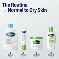 Thumbnail for Cetaphil Face Wash, Hydrating Gentle Skin Cleanser for Dry to Normal Sensitive Skin, NEW 20 oz, Fragrance Free, Soap Free and Non-Foaming