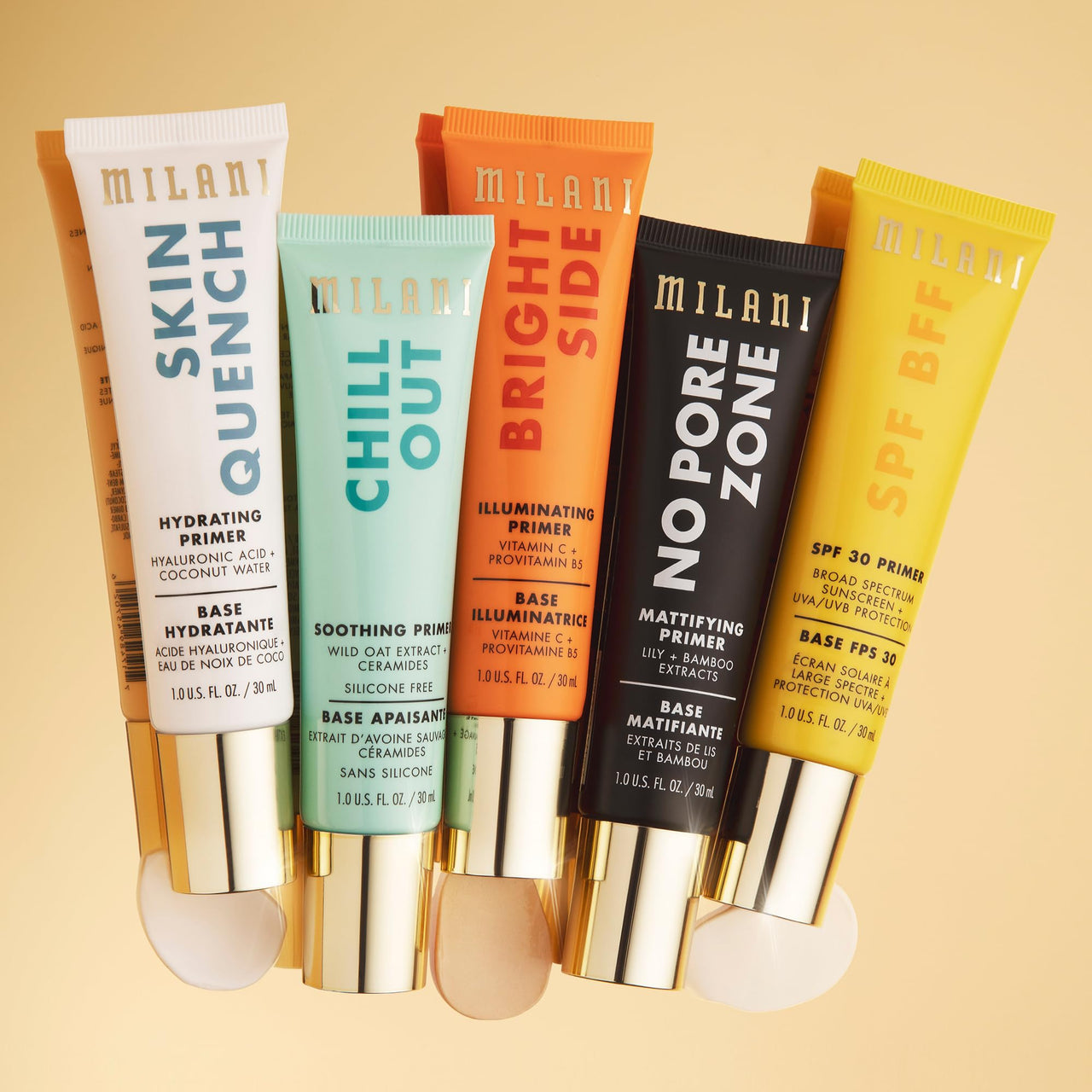 Milani Face Primer for Makeup - SPF BFF Primer with Broad Spectrum Sunscreen SPF 30 UVA UVB Protection, 1.0 Fl. Oz