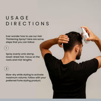 Thumbnail for Hair Thickening Spray by Forte Series | Men's Hair Volume Spray | Hair Volumizer with Biotin Peptide Complex | Pre-Styler Hair Thickener, Volumizer, and Spray Texture Pump, (4 oz)
