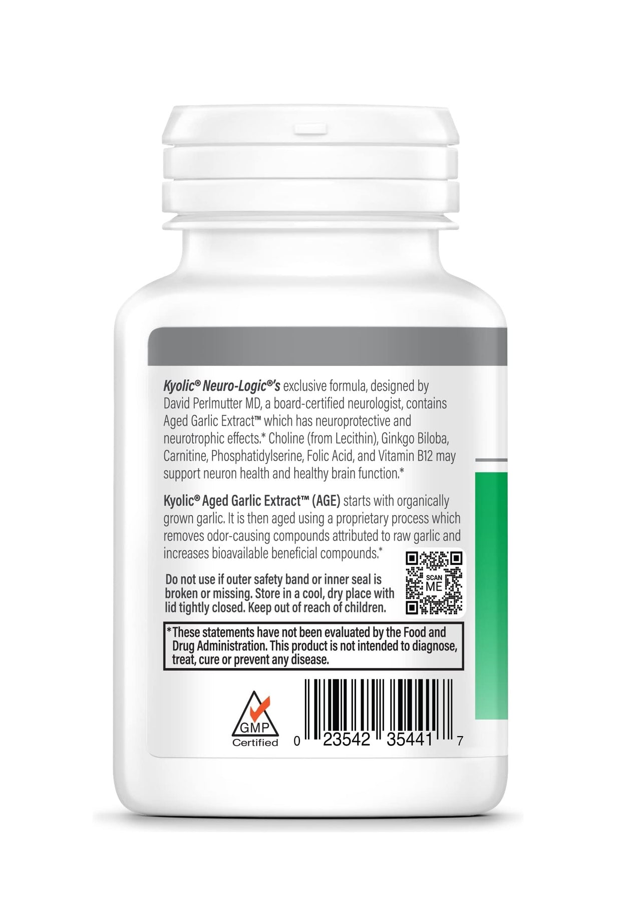 Kyolic Specialty Series Neuro-Logic, for Memory, Learning & Sharpness *, 120 Capsules