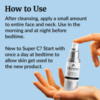 Thumbnail for Vibriance Super C Serum for Mature Skin - All-in-One Vitamin Formula Hydrates, Firms, Lifts, Smooths, Targets Age Spots, Wrinkles, 1 fl oz