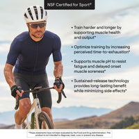 Thumbnail for THORNE - Beta Alanine Sustained Release - Supports Muscle Output & Endurance - Helps Reduce Fatigue & Soreness* - Amino Acid Supplement - NSF Certified for Sport - Gluten & Dairy-Free - 120 Tablets