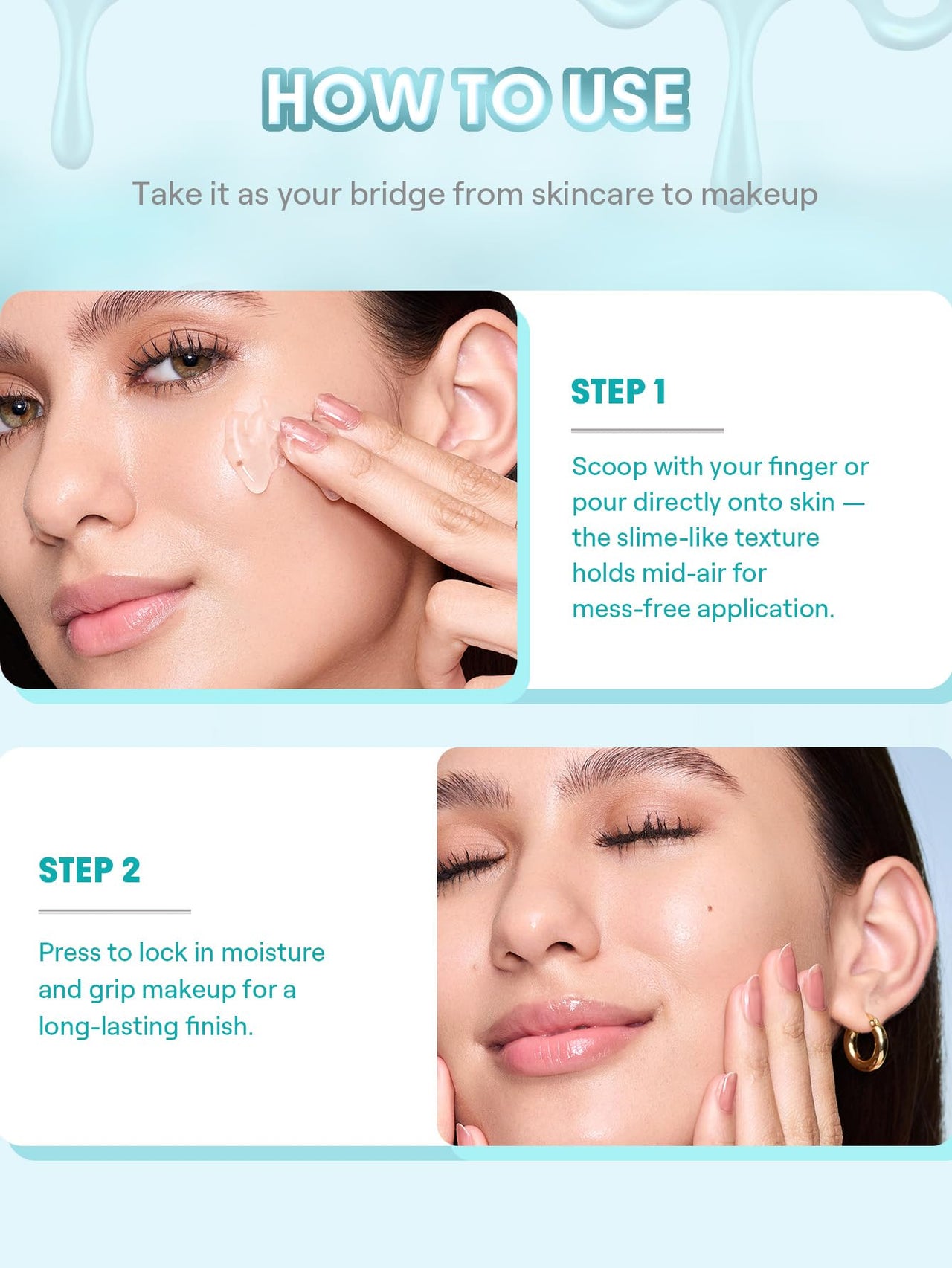 SHEGLAM HydroSlime Primer Hydrating Oil Control Moisturizing Primer Gel Smooth Fine Lines Oil And Silicone for Face