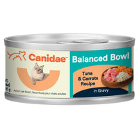Thumbnail for Canidae Balanced Bowl Wet Cat Food, Tuna & Carrots Recipe, 3 oz. (Case of 24)