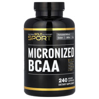 Thumbnail for California Gold Nutrition Sport, Micronized BCAA, Branched Chain Amino Acids, 240 Veggie Capsules