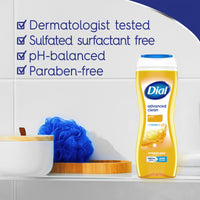 Thumbnail for Dial Body Wash, Advanced Clean Gold, 16 Fl Oz, Pack of 4, Hydraclean Complex & Vitamin E, Gentle, Leaves Skin Feeling Nourished, Dermatologist-Tested, No Parabens & Sulfates