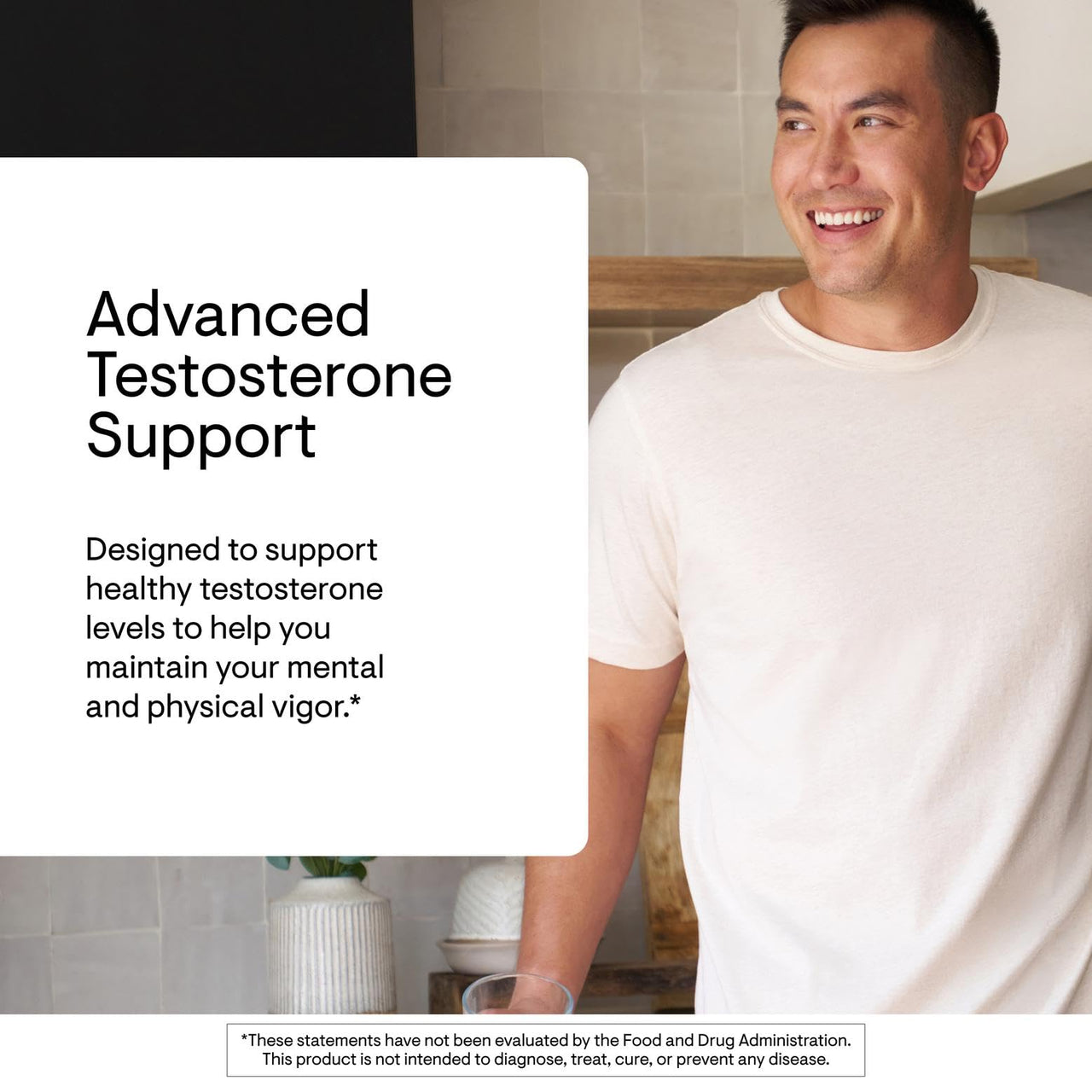 THORNE - Advanced Testosterone Support - Men's Health Supplement - Supports Healthy Testosterone Levels & Muscle Fatigue* - with Ashwagandha, Shilajit & Zinc - Gluten, Dairy & Soy-Free - 30 Servings