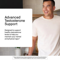 Thumbnail for THORNE - Advanced Testosterone Support - Men's Health Supplement - Supports Healthy Testosterone Levels & Muscle Fatigue* - with Ashwagandha, Shilajit & Zinc - Gluten, Dairy & Soy-Free - 30 Servings