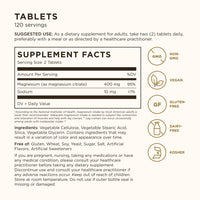 Thumbnail for Solgar Magnesium Citrate, 120 Tablets - Promotes Healthy Bones - Supports Nerve & Muscle Function - Non GMO, Vegan, Gluten Free, Dairy Free, Kosher - 60 Servings, Standard Packaging