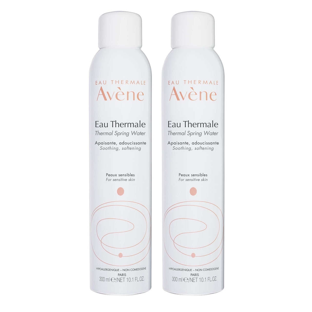 Avene Thermal Spring Water, Soothing Calming Facial Mist Spray Duo, 10.1 Oz, Set of 2