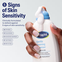 Thumbnail for Cetaphil Oil Free Gentle Foaming Cleanser For Dry to Normal, Sensitive Skin, 8oz Pack of 2, Made with Glycerin and Vitamins B5 and E, Dermatologist Tested, Hypoallergenic, Soap Free, Fragrance Free