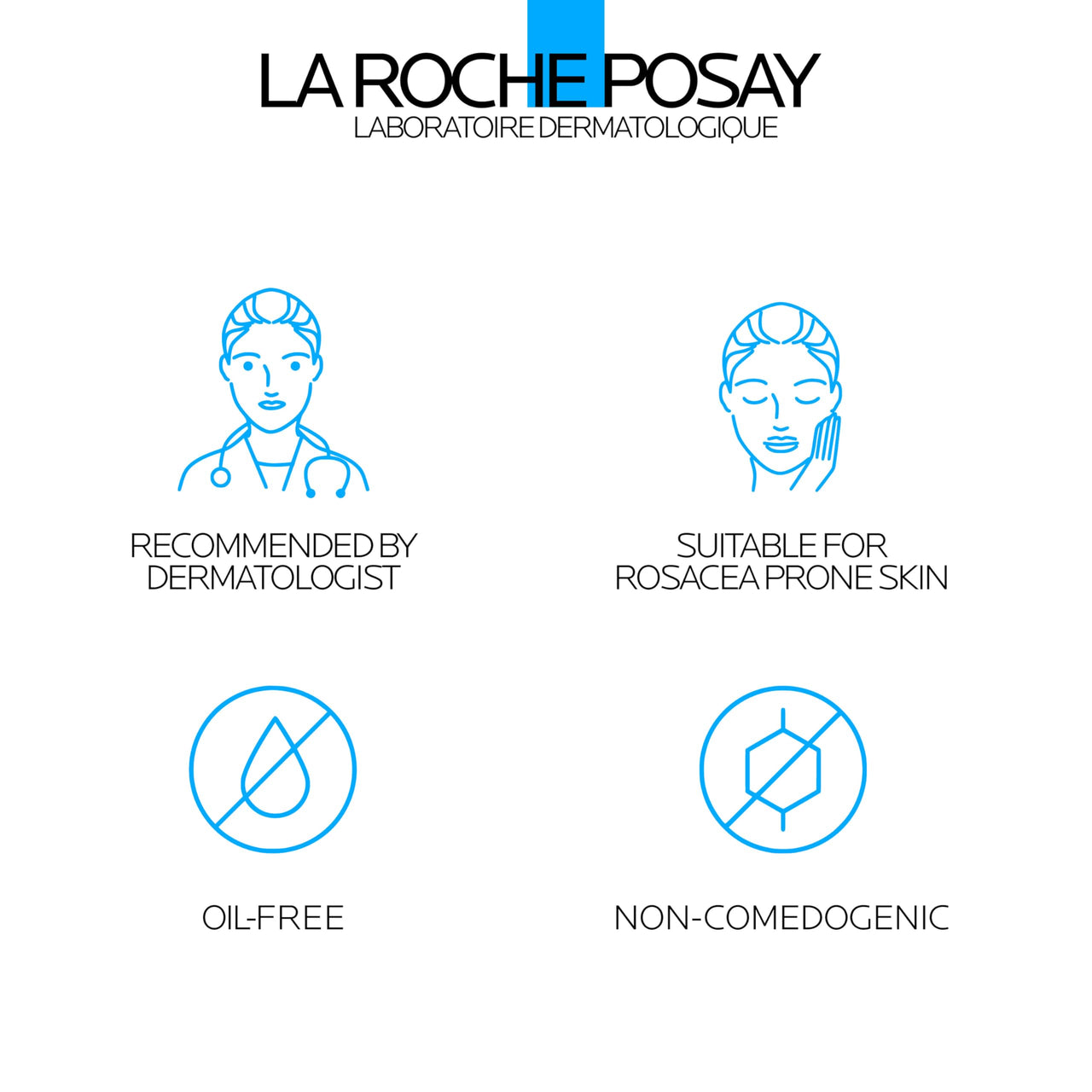 La Roche Posay Anthelios UV Clear Sunscreen SPF 50, Daily Sunscreen for Face with Azelaic Acid, Broad Spectrum Invisible SPF Protection for Acne and Rosacea Prone Skin