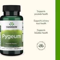 Thumbnail for Swanson Pygeum - Herbal Supplement Promoting Male Prostate Health, Bladder, and Urinary Tract Health Support - Mens Health Supplement - (100 Capsules, 125mg Each)