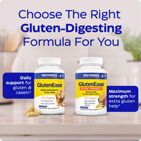 Thumbnail for Enzymedica GlutenEase Extra Strength, Advanced Gluten Digestive Enzymes for Women and Men, Fast-Acting Formula for Bloating Relief & Digestive Health, 30 Capsules