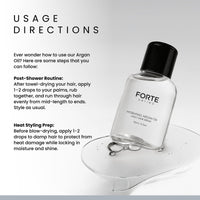 Thumbnail for Alex Costa Hydrating Argan Oil Daily Hair Serum by Forte Series Sulfate Free Argan Hair Oil for Men Hair Serum for Dry Damaged Hair, for Styling Hair (75 ml / 2.5 oz)