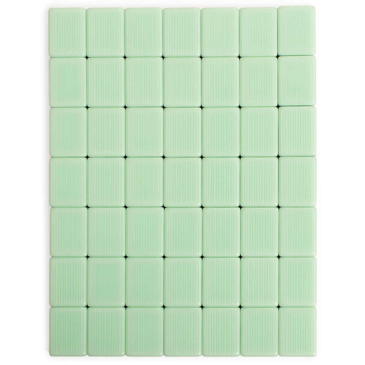 Yellow Mountain Imports American Mahjong Set, “Jade Horizon” – 166 Tiles with Wooden Racks & Pushers, Wright Patterson Scoring Coins, Dice, Wind Indicator, and Soft Beige Case