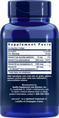 Thumbnail for Life Extension Super K, 150 Softgels (Pack of 2) with Vitamins K and K2