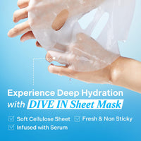 Thumbnail for Torriden DIVE IN Hyaluronic Acid Facial Mask (10 sheets) | Deep Hydration Korean Face Sheet Mask | Panthenol & Allantoin | Korean Skincare Mask