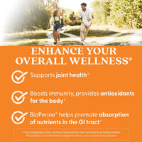 Thumbnail for Doctor's Best Curcumin From Turmeric Root with C3 Complex & BioPerine, Benefit the Joints by Helping to Neutralize Free Radicals, Non-GMO, Gluten Free, Soy Free, Joint Support, 1000 mg, 120 Tablets