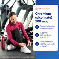 Thumbnail for Pure Encapsulations Chromium (Picolinate) 200 mcg | Hypoallergenic Supplement for Healthy Lipid and Carbohydrate Metabolism Support* | 180 Capsules