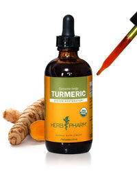 Thumbnail for Herb Pharm Certified Organic Turmeric Root Liquid Extract for Musculoskeletal System Support - 4 oz