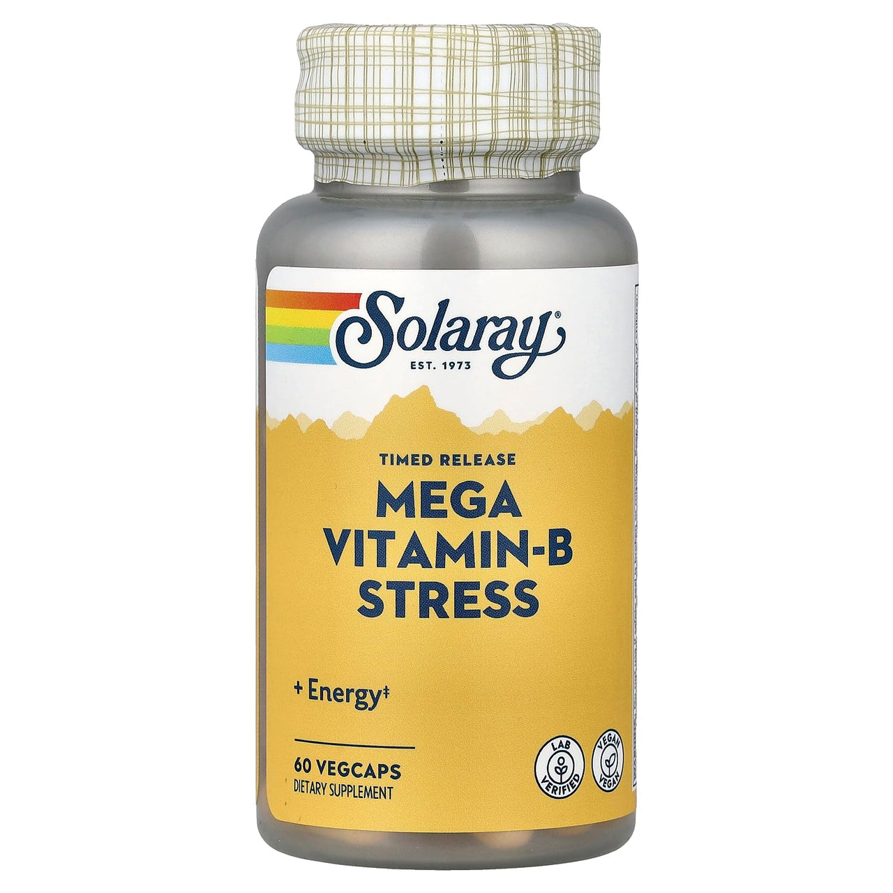 Solaray, Mega B Stress Two Stage, 60 Veg Capsules
