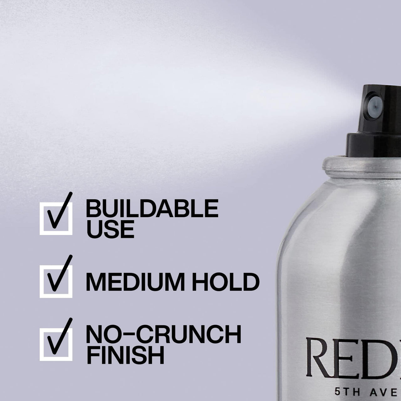 Redken Brushable Hairspray 12 | For All Hair Types | Protects Against Frizz & Humidity | 10.4 Oz