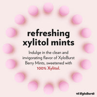 Thumbnail for XyloBurst - Xylitol Mints | Sugar Free Breath Mint for Oral Health | Gluten Free, Vegan, Keto Friendly | Aspartame Free Mints | Berry | 275 Count