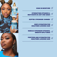 Thumbnail for SheaMoisture Shampoo & Conditioner, Manuka Honey & Yogurt Hydrate & Repair + Protein Power Treatment, Hair Mask, Deep Conditioner for Dry, Damaged Hair