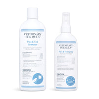 Thumbnail for Veterinary Formula Flea and Tick Bundle – Prevention Spray for Dogs, 8 oz + 16 oz Shampoo for Dog Flea & Tick Control