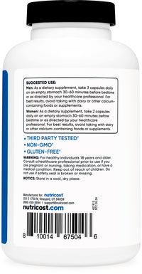 Thumbnail for Nutricost ZMA 180 Capsules - Non-GMO and Gluten Free ZMA Supplement