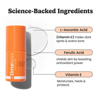 Thumbnail for Timeless Skin Care Vitamin C Serum with Vitamin E & Ferulic Acid - Brightening Serum - for Oily & Dry Skin - Fragrance-Free - 1 oz