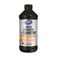Thumbnail for NOW Sports Nutrition, L-Carnitine Liquid, Triple Strength 3000 mg, Citrus, 16-Ounce