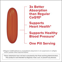Thumbnail for Qunol Ultra CoQ10 100mg Softgels- 3x Better Absorption, Antioxidant for Heart Health & Energy Production, Coenzyme Q10 Vitamins and Supplements, 3 Month Supply, 90 Count