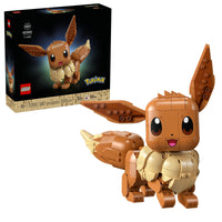 Thumbnail for LEGO Pokémon Eevee - Collectible Building Set for Adults, Ages 18+ - Posable Pokémon Figure for Display - Desk, Bookshelf or Home Office Decor - Gift for Men & Women - 72151