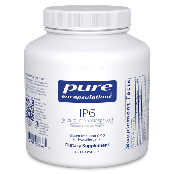 Pure Encapsulations IP6 (Inositol Hexaphosphate) | Hypoallergenic Antioxidant Support for Breast, Colon and Liver Cell Health* | 180 Capsules