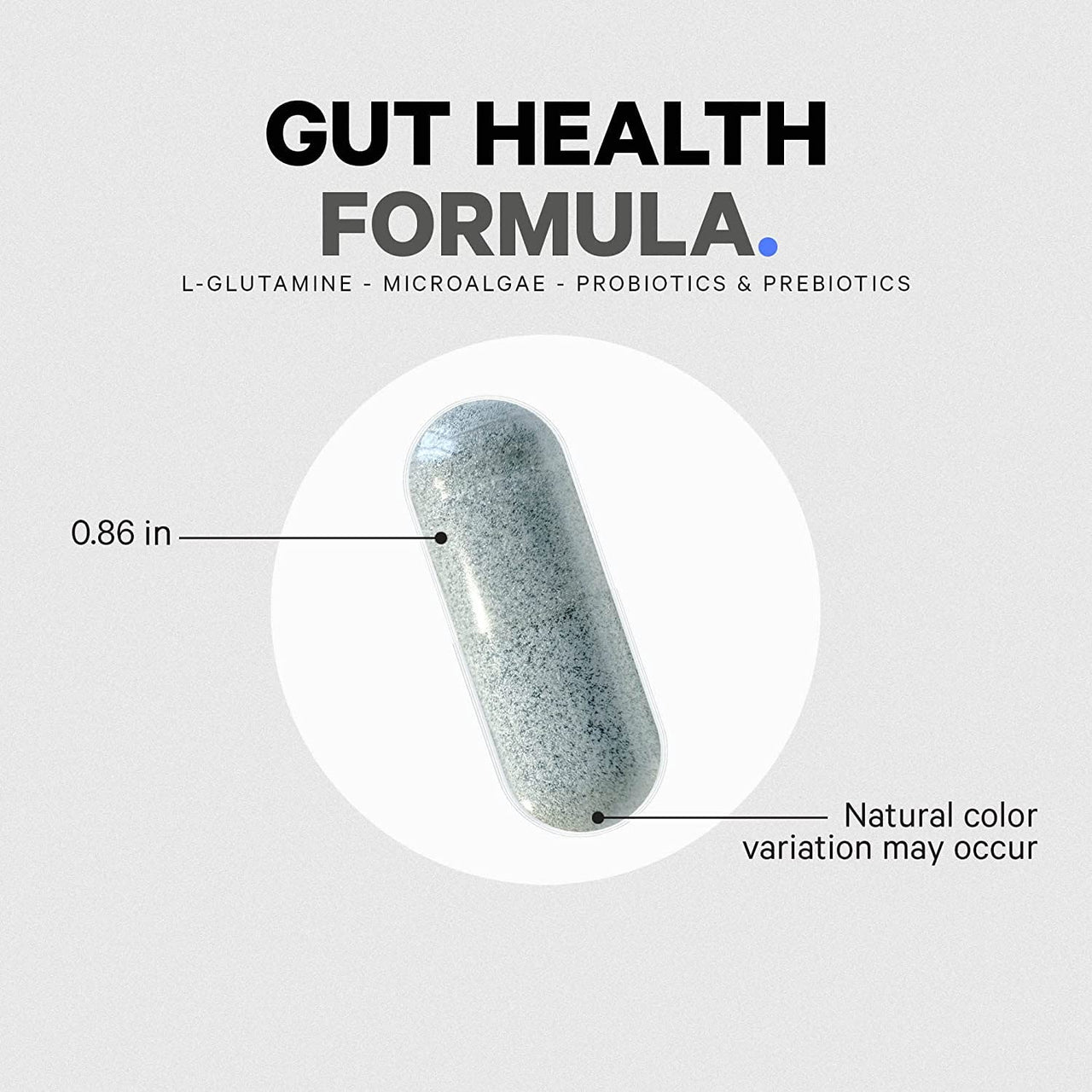Codeage Gut Health Supplements Vegan Formula - L Glutamine, Zinc, Turkey Tail Mushroom Powder, Tonic Mushroom, Maitake, Micro Algae, Mineral, Licorice Root DGL - Probiotics, Prebiotics - 2 Pack
