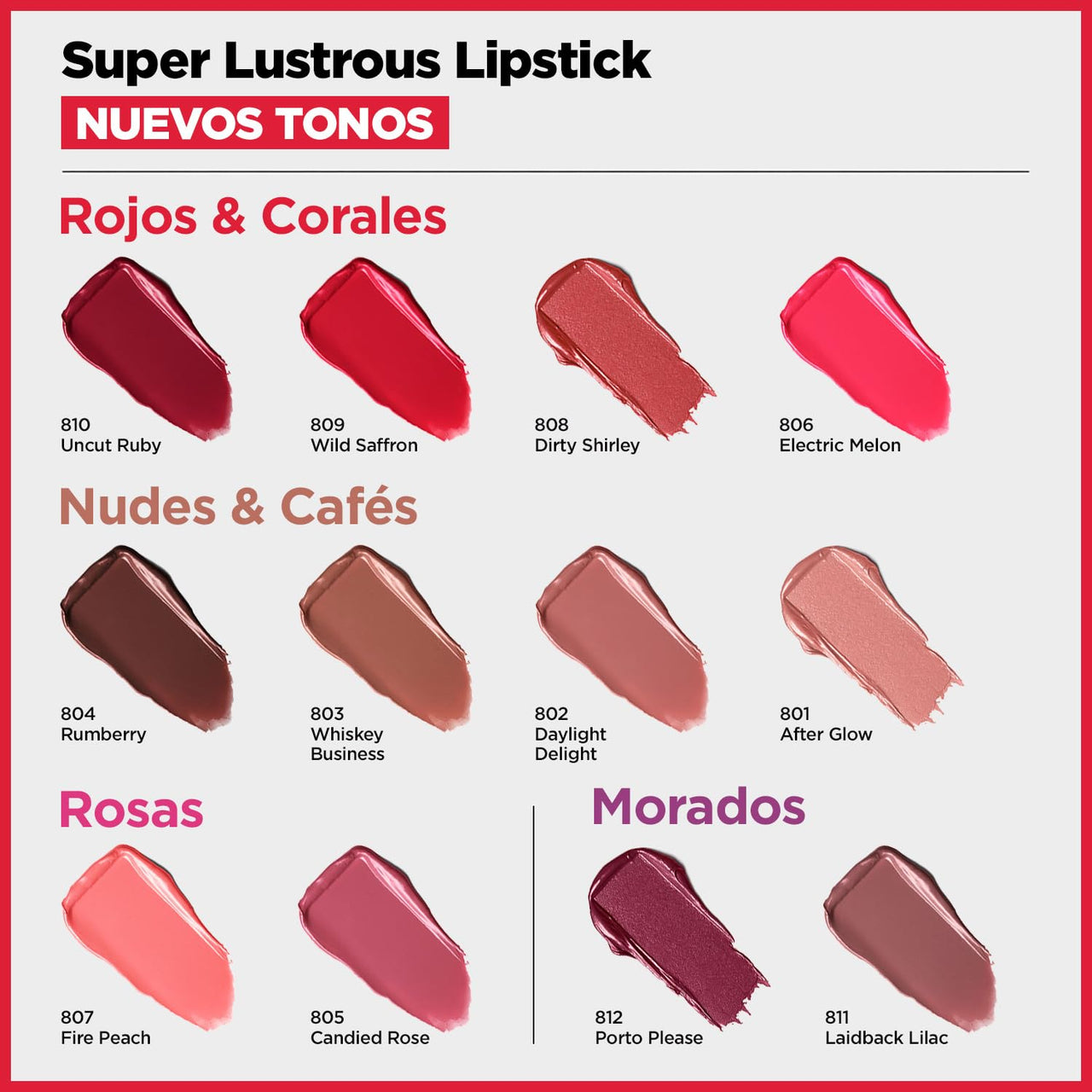 Revlon Super Lustrous Lipstick, Creamy Formula For Soft, Fuller-Looking Lips, Moisturized Feel, 803 Whiskey Business, 0.15 oz