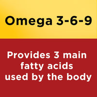 Thumbnail for Nature Made Triple Omega 3 6 9 Supplements, Flaxseed, Safflower & Olive Oils, Fish Free Omega 3 Fatty Acid Supplement, 150 Softgels, 75 Day Supply