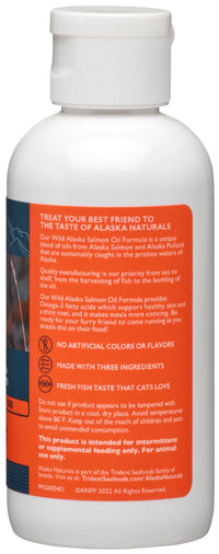 Thumbnail for Alaska Naturals – Wild Alaska Salmon Oil Formula Cat Food Topper – EPA and DHA Omega-3 - Supplement for Cats Healthy Skin, Shiny Coat – Made in The USA – 4 oz Bottle