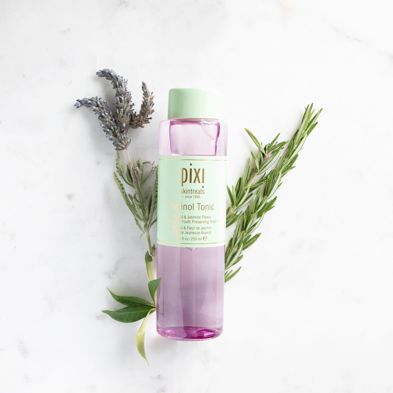 Pixi Retinol Tonic to-Go, Smoothing & Firming Toning, Enhanced with Peptides to Boost Collagen Production, Alcohol-Free Daily Rejuvenating Toner On The Go, 60 Pads