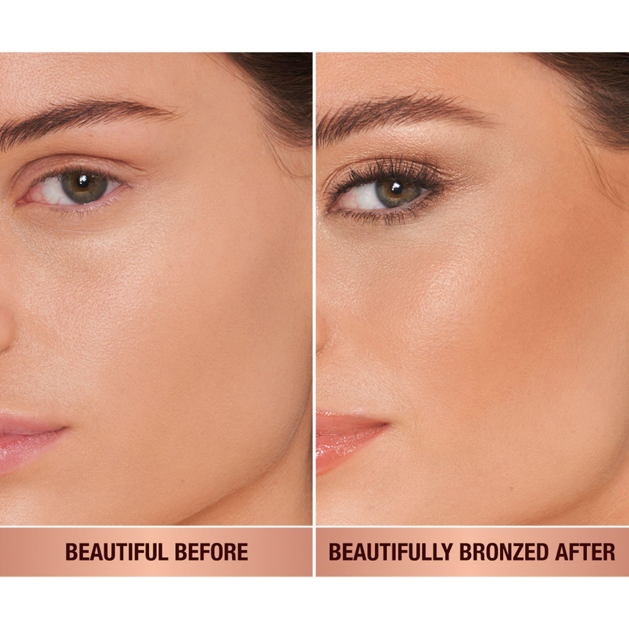 Charlotte Tilbury Beautiful Skin Face Makeup & Body Cream Bronzer - Hydrating Hyaluronic Acid & Pro Vitamin D3 to Blur for a Sun-Kissed Glow - Up to 16Hr Wear, Sweat & Humidity Proof - 2 Medium