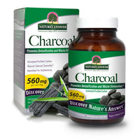 Thumbnail for Nature's Answer Activated Charcoal 90-Capsules | Naturally Promotes Detoxification & Waste Elimination | Vegan, Gluten & Alcohol-Free, No Preservatives | Single Count